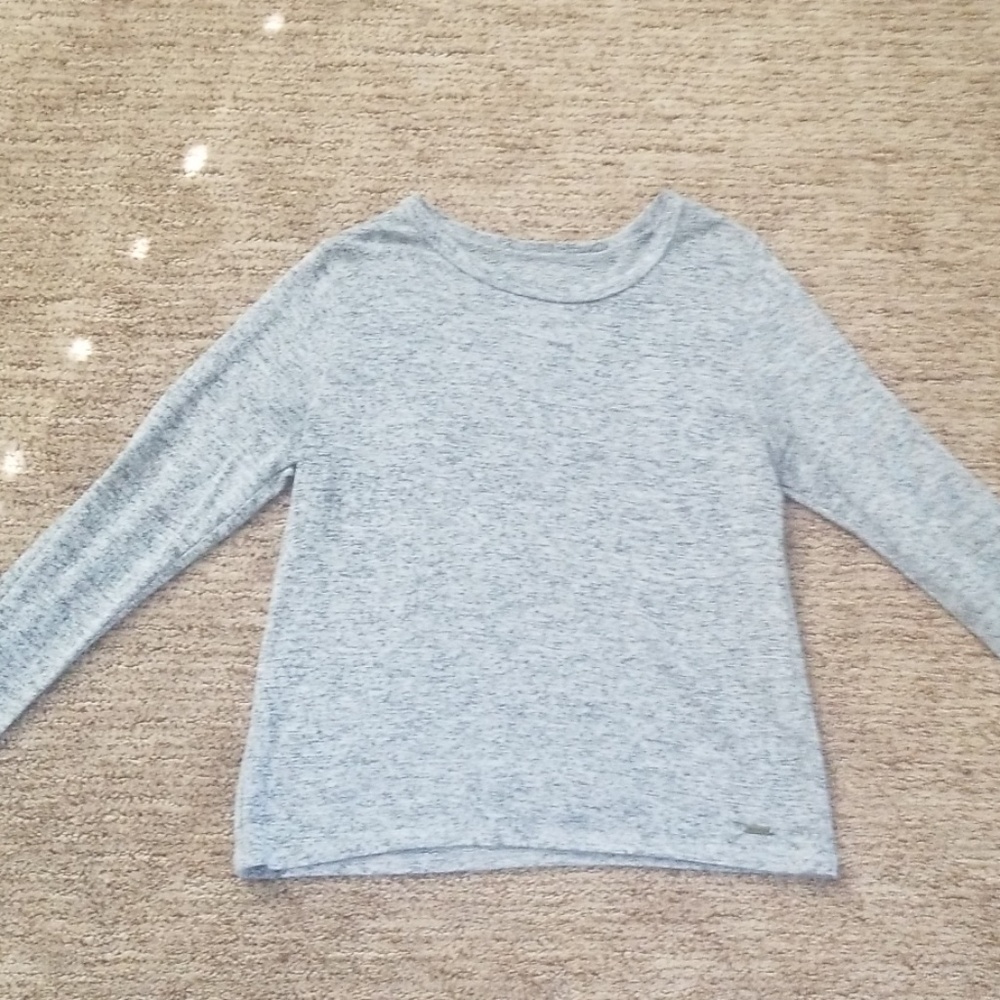 Gray Thin Long Sleeve Shirt